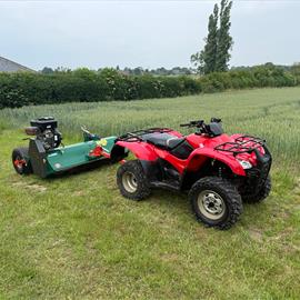 2009 Honda TRX420 4WD Farm Quad Bike
