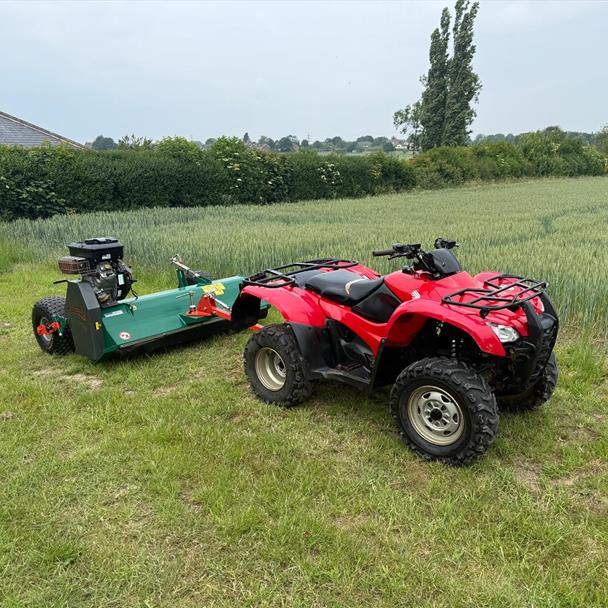 2009 Honda TRX420 4WD Farm Quad Bike
