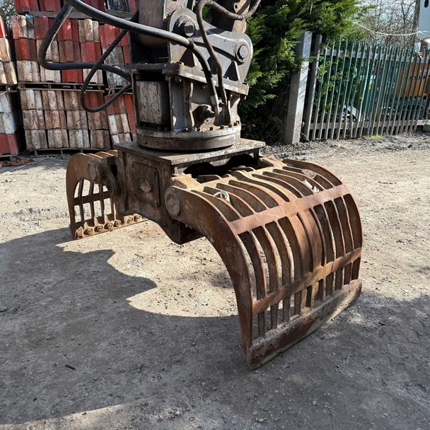 2009 JCB JS160W WHEELED Excavator With 2016 Daemo DMR800 Rotating Selector Grab