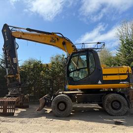 2009 JCB JS160W WHEELED Excavator With 2016 Daemo DMR800 Rotating Selector Grab