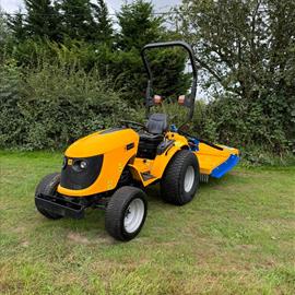2009 JCB 323HST 23HP 4WD Compact Tractor With Unused 2023 Bomford Turner 1.45 Metre Topper