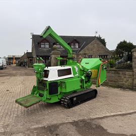 2011 Grreenmech Safe Track STC19-28MT50 MK2 11" Slope/Bank Tracked Wood Chipper