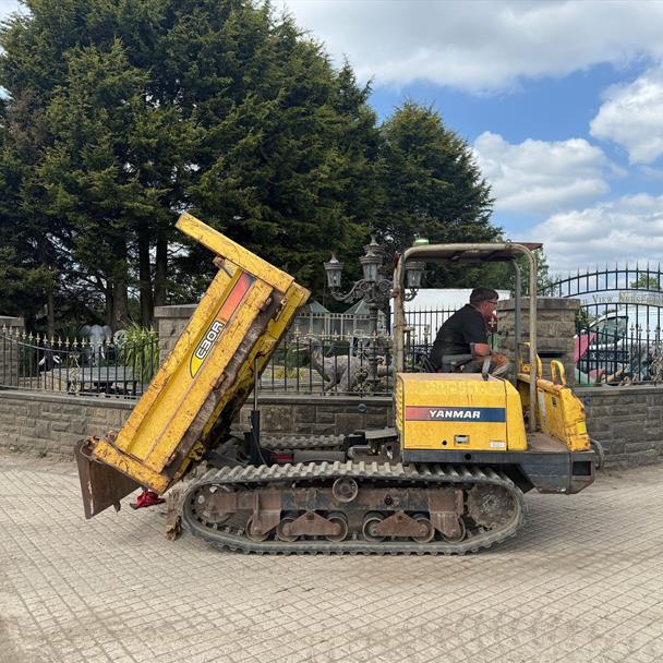2012 Yanmar C30R-2B 3 Ton Diesel Tracked Crawler Carrier Dumper