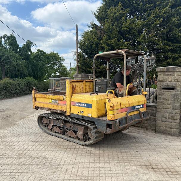 2012 Yanmar C30R-2B 3 Ton Diesel Tracked Crawler Carrier Dumper