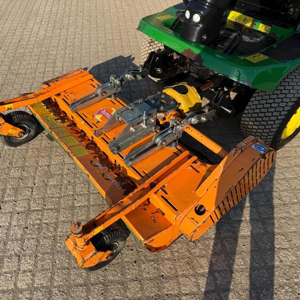 2013/63 John Deere 1445 4WD Outfront Ride On Mower With Human 5FT Safety Mulcher Deck