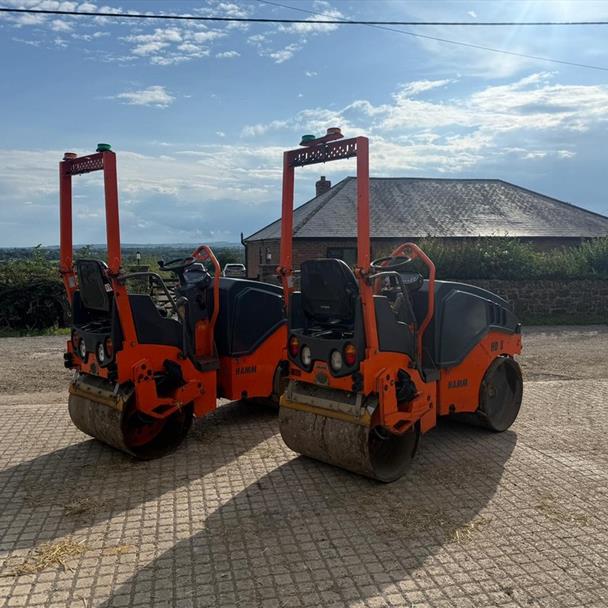2015 Hamm HD8VV 800MM Twin Drum Vibrating Roller