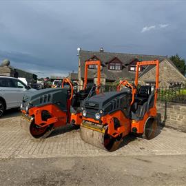 2015 Hamm HD8VV 800MM Twin Drum Vibrating Roller