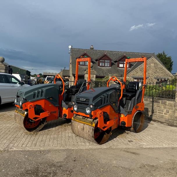 2015 Hamm HD8VV 800MM Twin Drum Vibrating Roller