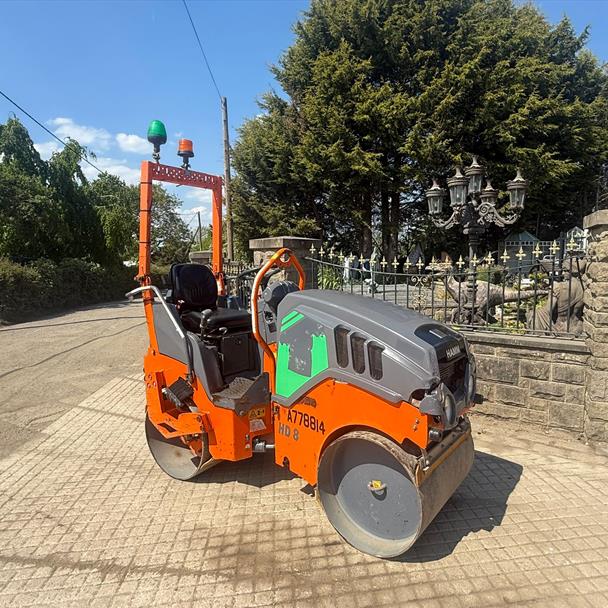 2016 Hamm HD8VV 800MM Diesel Twin Drum Vibrating Roller
