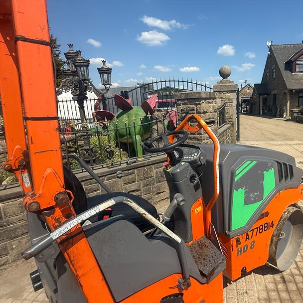 2016 Hamm HD8VV 800MM Diesel Twin Drum Vibrating Roller