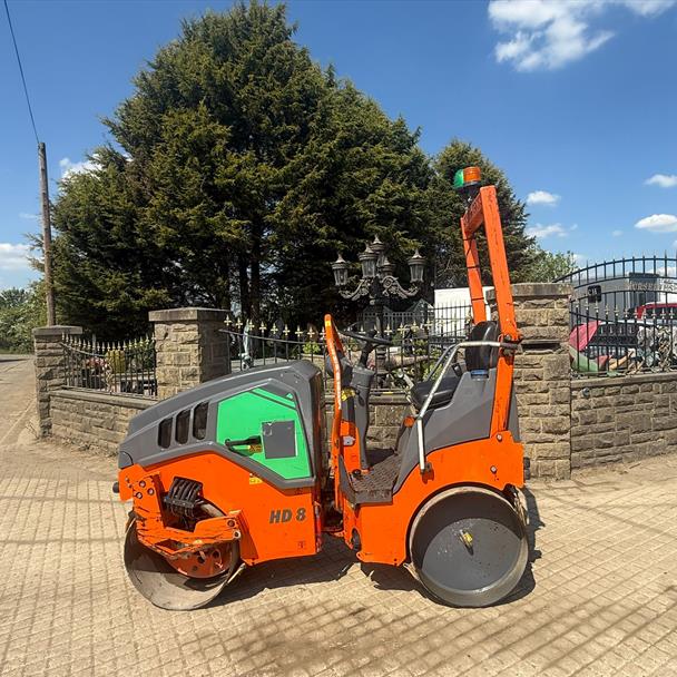 2016 Hamm HD8VV 800MM Diesel Twin Drum Vibrating Roller