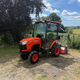 2017/67 Kubota B2350 23HP 4WD Compact Tractor Bundle! With New/Unused Mateng EF125 1.25 Metre Flail Mower