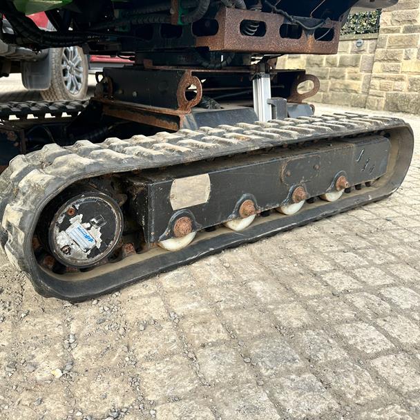 2017 Greenmech Quadtrak 160D 6" Diesel Turntable Tracked Wood Chipper With Greenmech Single Axle Trailer