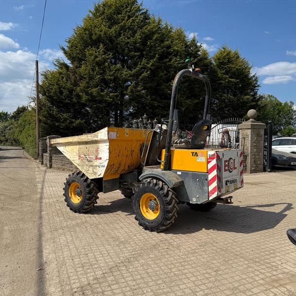 2017 Terex TA3H Hydrostatic 3 Ton Straight Skip Dumper