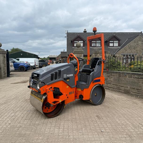 2018 Hamm HD8VV 800 Diesel Twin Drum Vibrating Roller