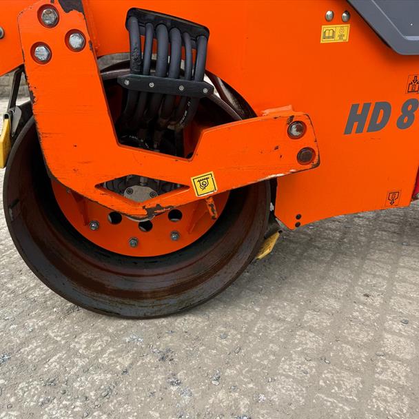 2018 Hamm HD8VV 800 Diesel Twin Drum Vibrating Roller