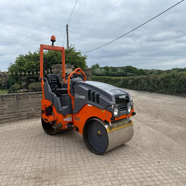 2018 Hamm HD8VV 800 Diesel Twin Drum Vibrating Roller