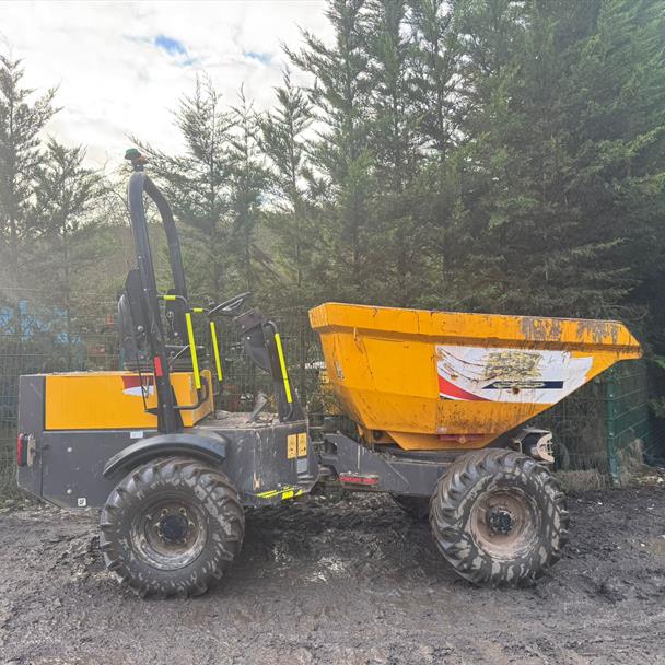 2018 Mecalac TA3S 3 Ton Swivel Skip Dumper