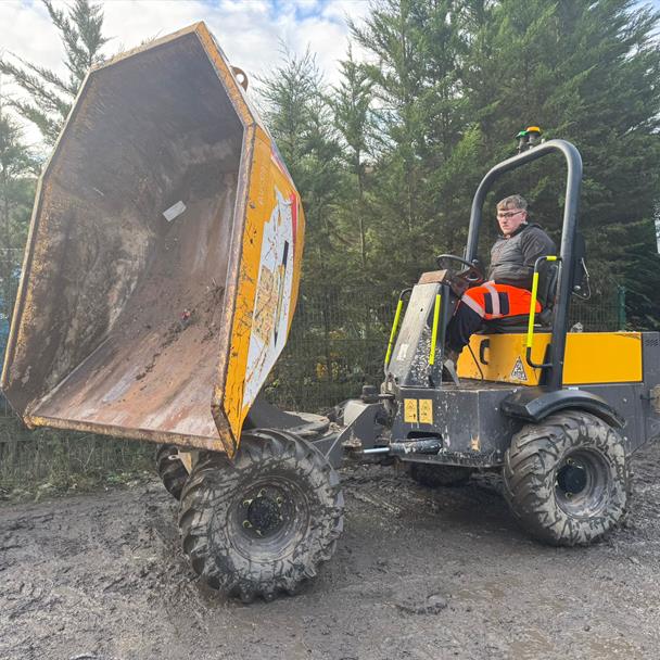 2018 Mecalac TA3S 3 Ton Swivel Skip Dumper