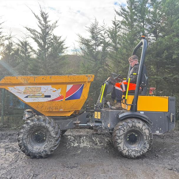 2018 Mecalac TA3S 3 Ton Swivel Skip Dumper