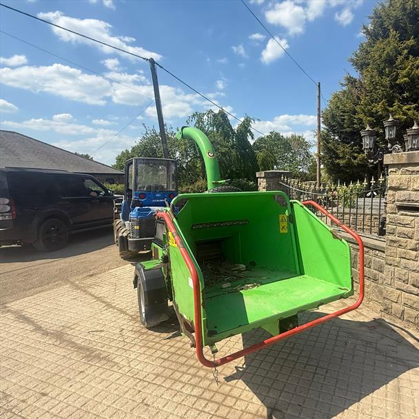 2019 Greenmech EC1928MT 8" Diesel Towbehind Wood Chipper