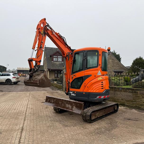 2019 Doosan DX35Z Mini Excavator