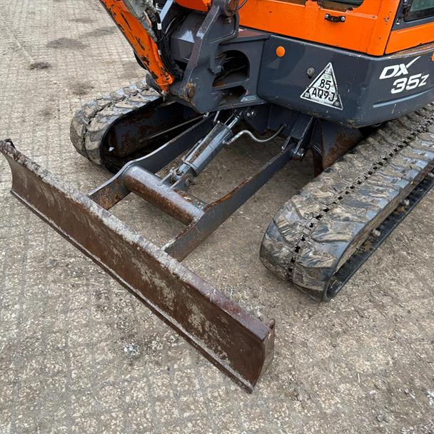 2019 Doosan DX35Z Mini Excavator