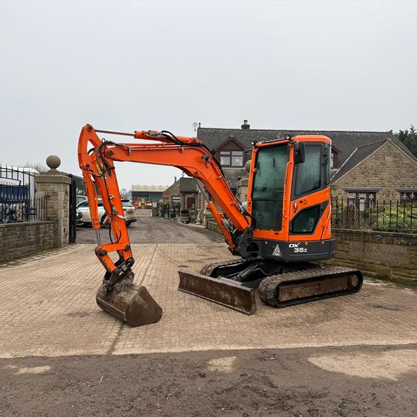 2019 Doosan DX35Z Mini Excavator