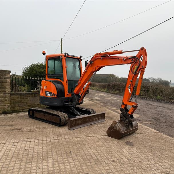 2019 Doosan DX35Z Mini Excavator