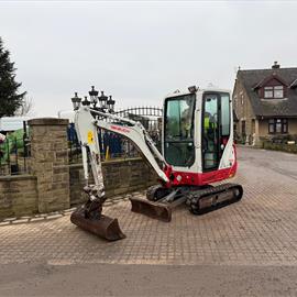 2020 Takeuchi TB216 Mini Excavator