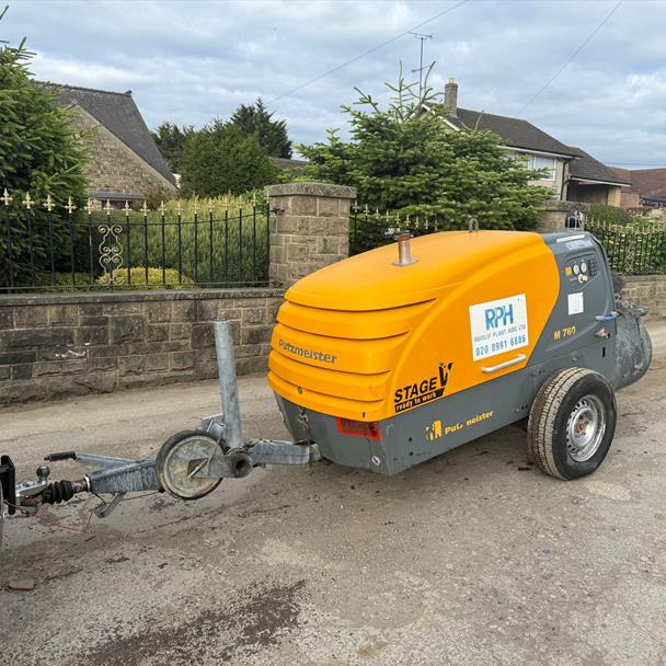 2020 Putzmeizer M760DH Uk Mixokret Concrete Screed Pump