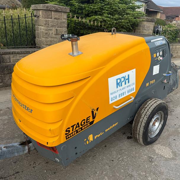 2020 Putzmeizer M760DH Uk Mixokret Concrete Screed Pump