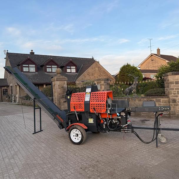 2021 Rock Machinery Dominator VR12T Towbehind Firewood Log Processor