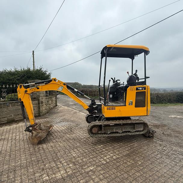 2021 JCB 16C-1 T3 Mini Excavator