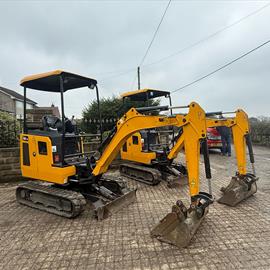 2021 JCB 16C-1 T3 Mini Excavator