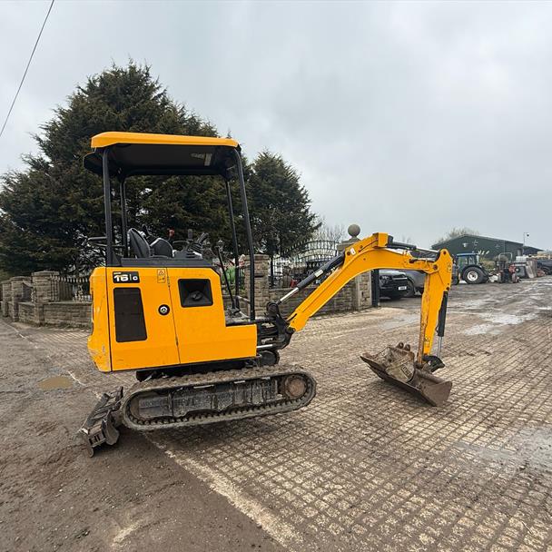 2021 JCB 16C-1 T3 Mini Excavator