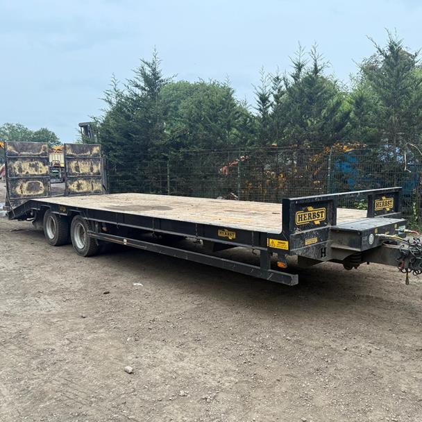 2022 Herbst 19T 27FT Twin Axle Low Loader Tractor Trailer