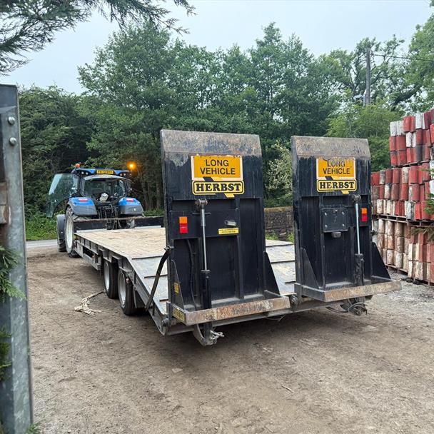 2022 Herbst 19T 27FT Twin Axle Low Loader Tractor Trailer