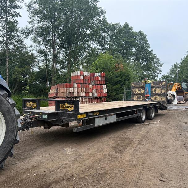 2022 Herbst 19T 27FT Twin Axle Low Loader Tractor Trailer