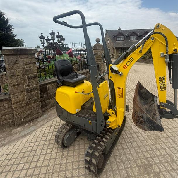 2022 Wacker Neuson 803 Mini Excavator
