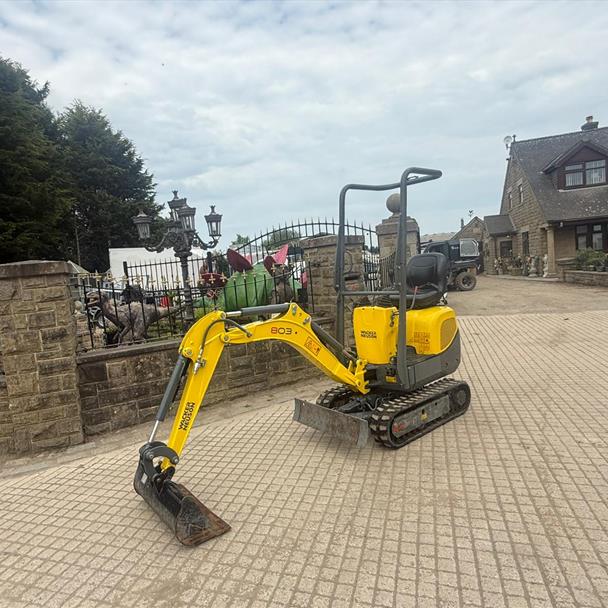 2022 Wacker Neuson 803 Mini Excavator