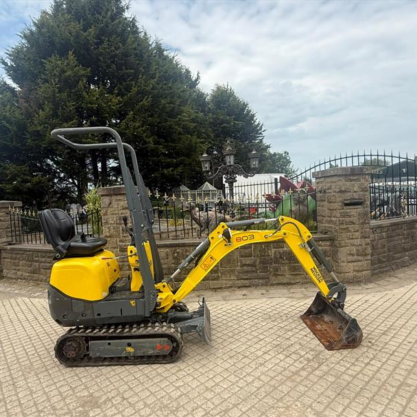 2022 Wacker Neuson 803 Mini Excavator