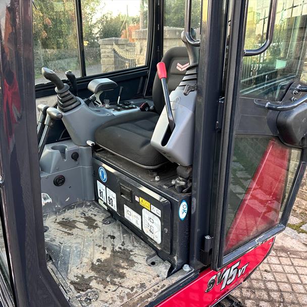 2023 Yanmar SV15VT Mini Excavator With New Haner 600MM Riddle Bucket