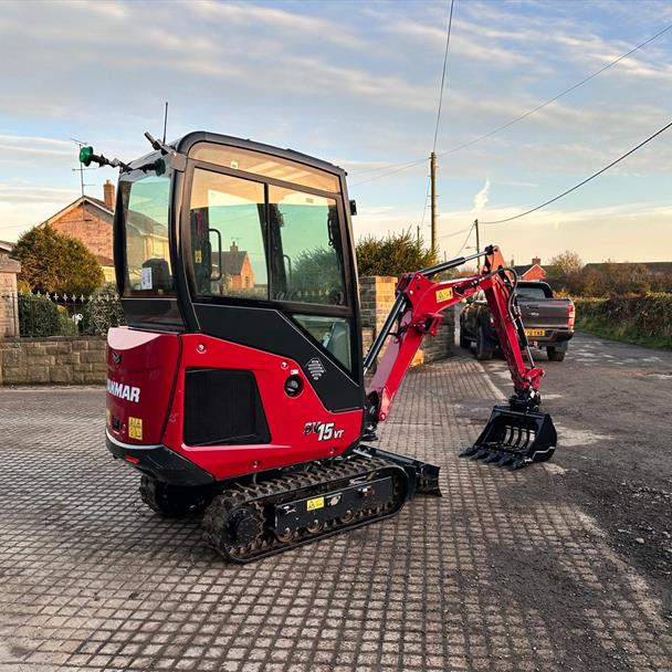 2023 Yanmar SV15VT Mini Excavator With New Haner 600MM Riddle Bucket