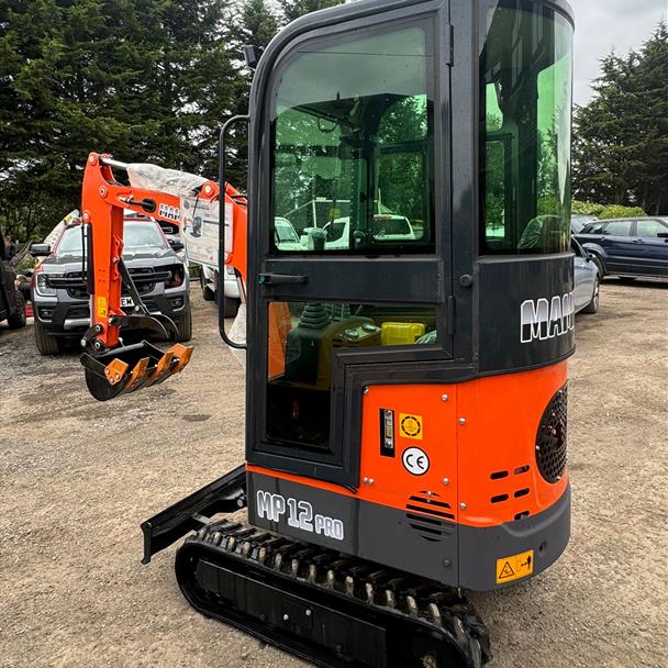 2024 Mammoth MP12PRO Mini Digger Tracked Machine 360 Excavator