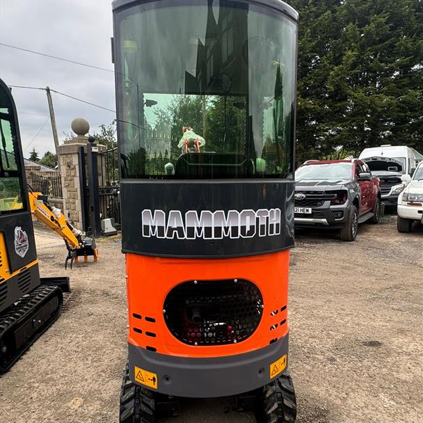 2024 Mammoth MP12PRO Mini Digger Tracked Machine 360 Excavator