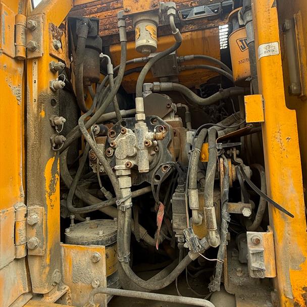 55 REG JCB JS130W Wheeled Excavator With Blade And Jack Legs
