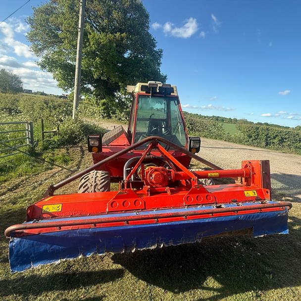 Aebi Terratrac TT70S Bank/Slope 4WD Tractor With 7FT Flail Mower Deck
