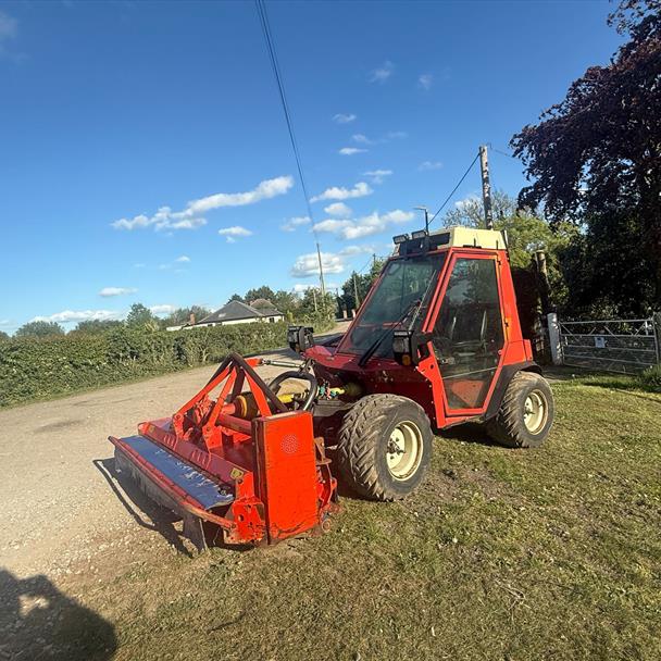 Aebi Terratrac TT70S Bank/Slope 4WD Tractor With 7FT Flail Mower Deck