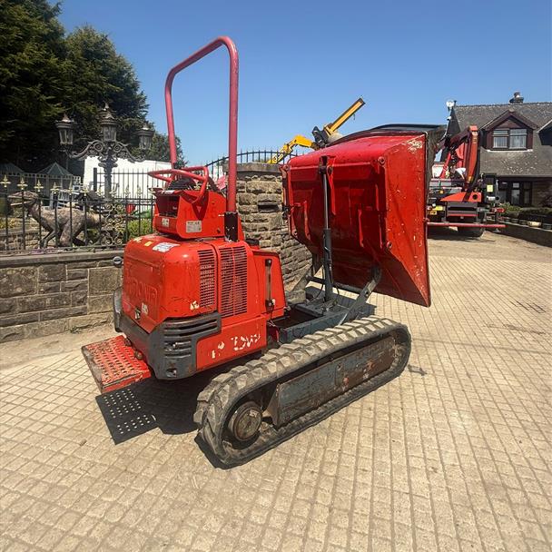 Hinowa 2500 2.5 Ton Diesel Rubber Tracked Pedestrian Dumper
